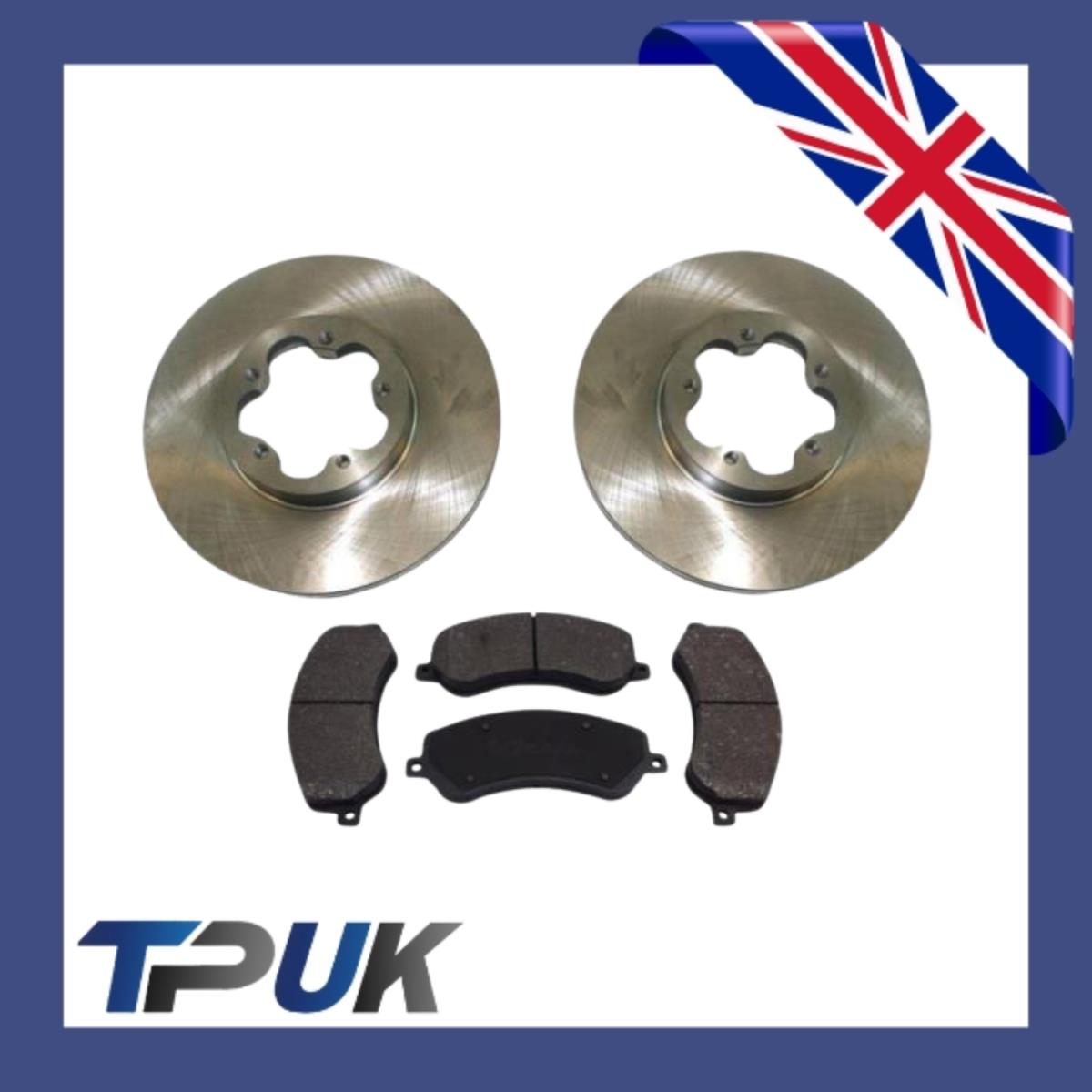 Front Brake Pads Discs For Ford Transit Mk7 2006 On 2.4 Rwd 1721087