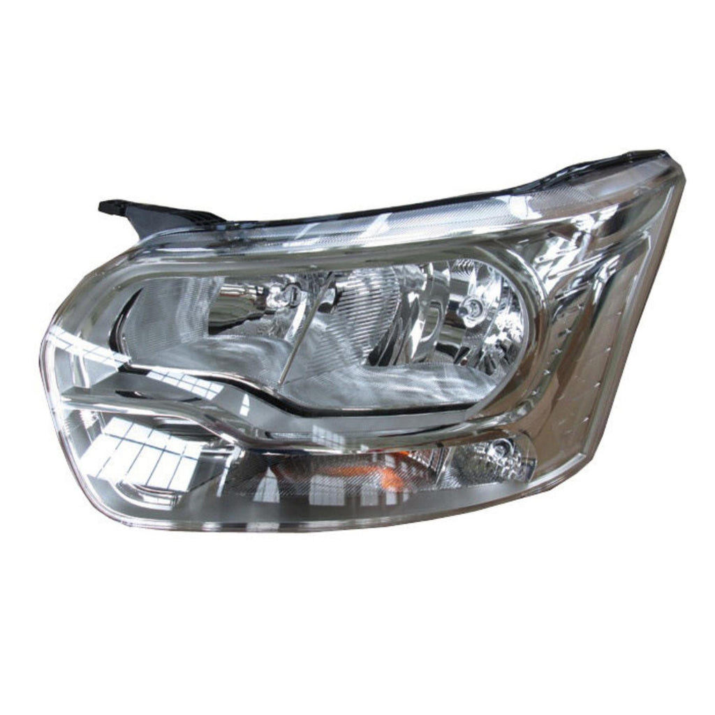 Front Left Headlight For Ford Transit Mk8 2.0 2.2 2013 On Lhd In Silver 1865209
