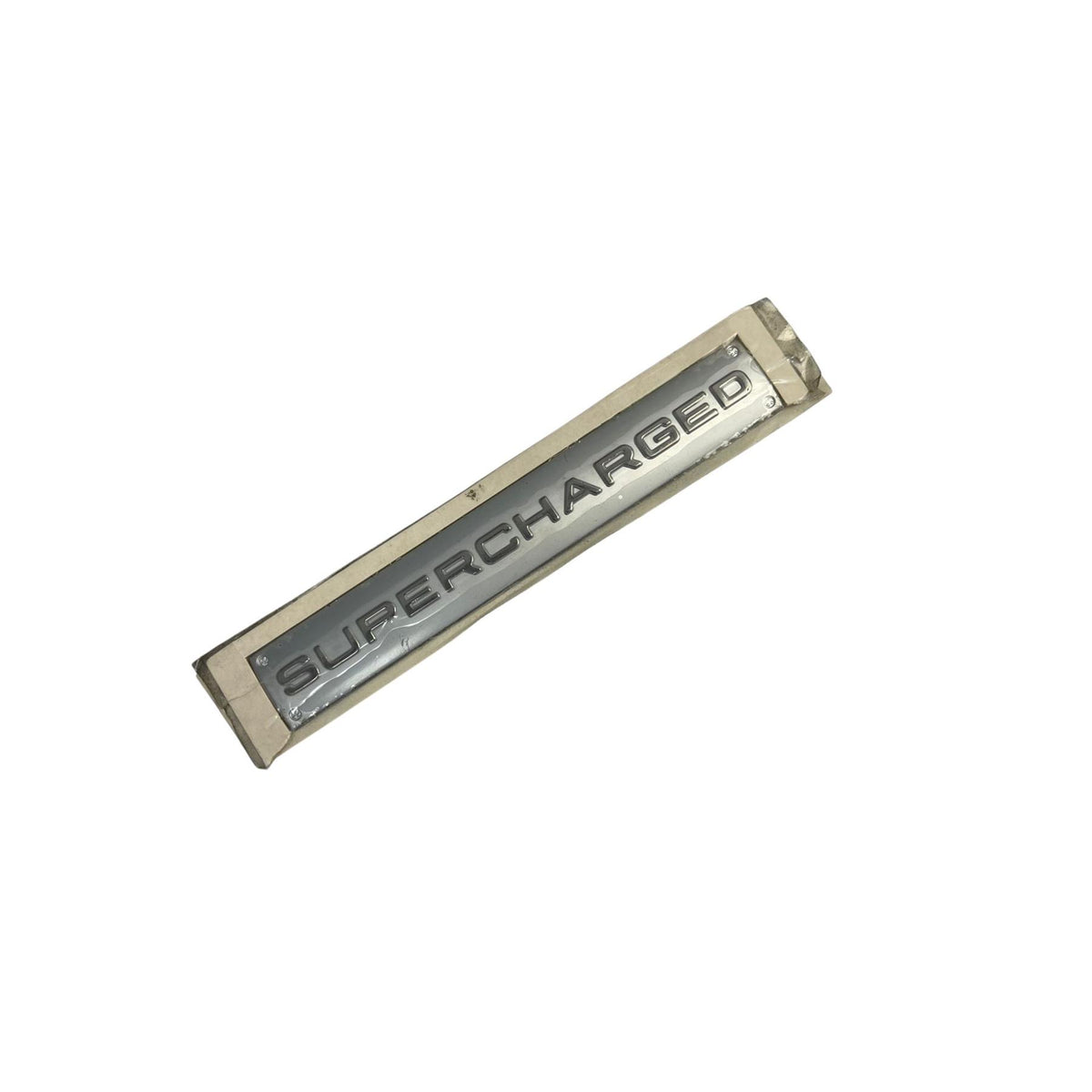 Supercharged Silver Badge For A Range Of Vehicles Fit Rear Tailgate Front Arch