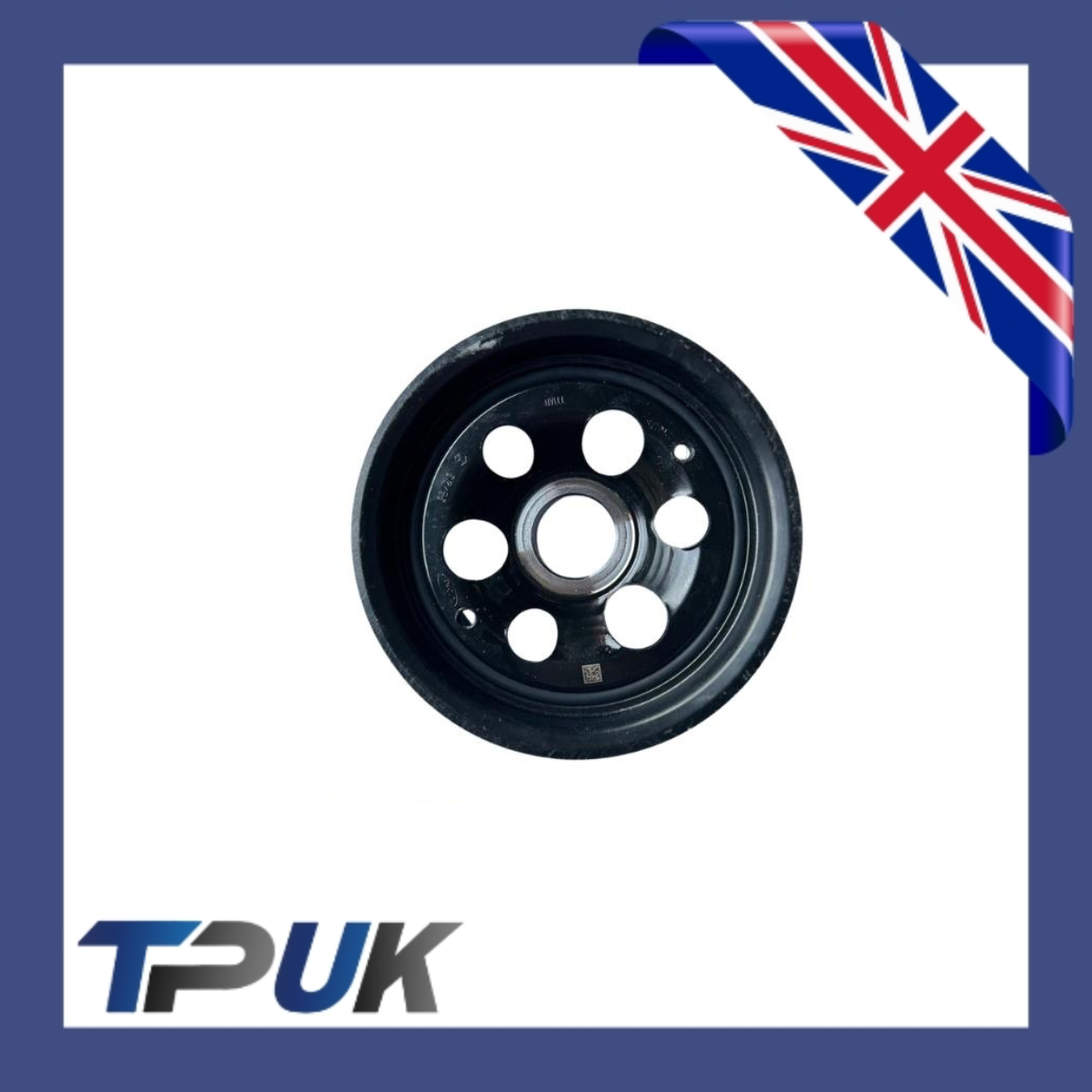 Crankshaft Pulley For Ford Transit Custom 2.0 Fwd Ecoblue Adblue 2016 On Belt