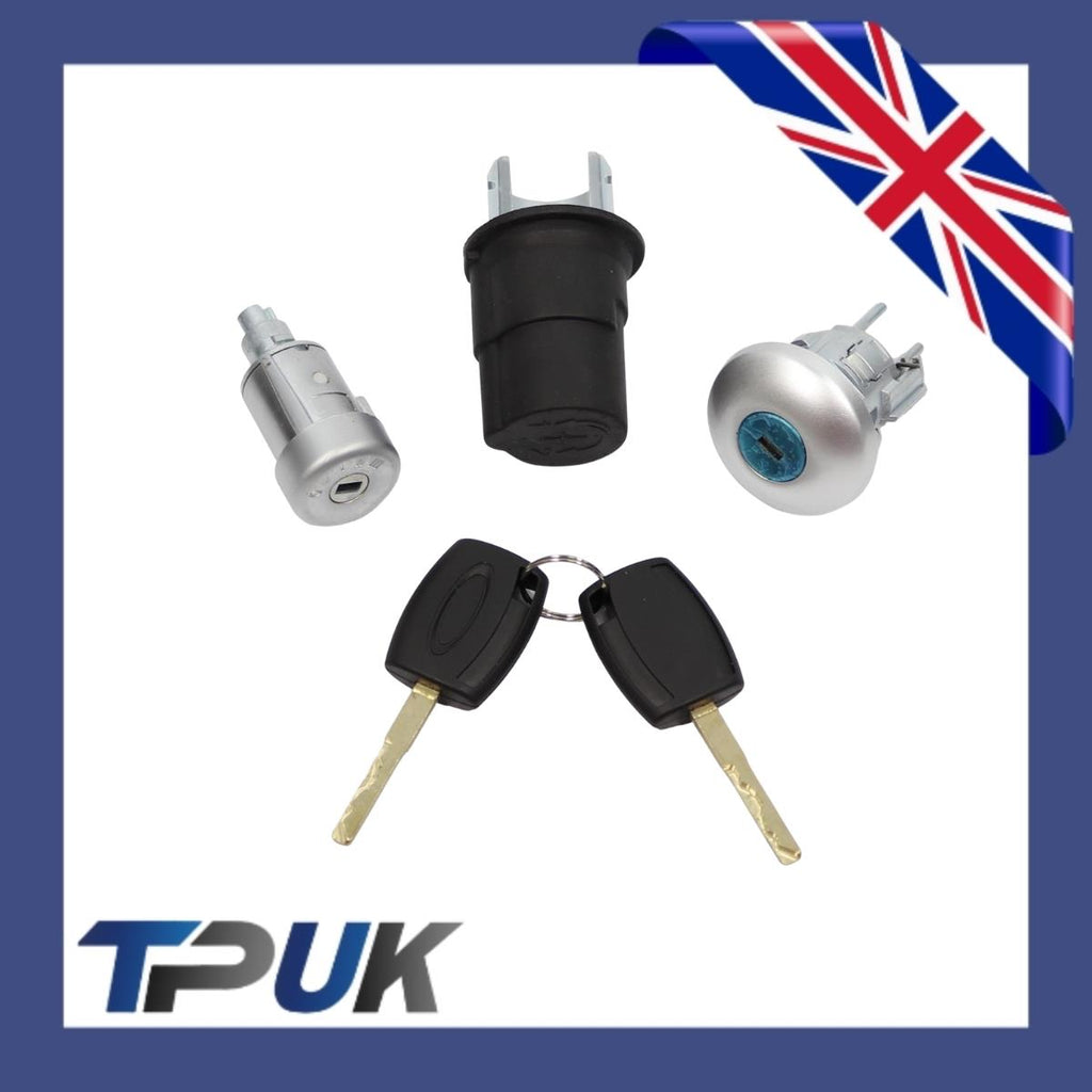 For Ford Transit Lock Set Mk8 Custom Door Bonnet Ignition Barrel 2 Keys