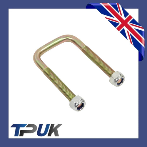 2 Leaf Spring U Bolts Ford Transit Mk4 Mk5 Mk6 1985-2000 Fits 1 To 3 Leaf Pair