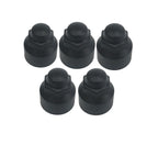 Brand New Transit Mk8 Custom 2014 On Black Wheel Nut Covers Set Of 5