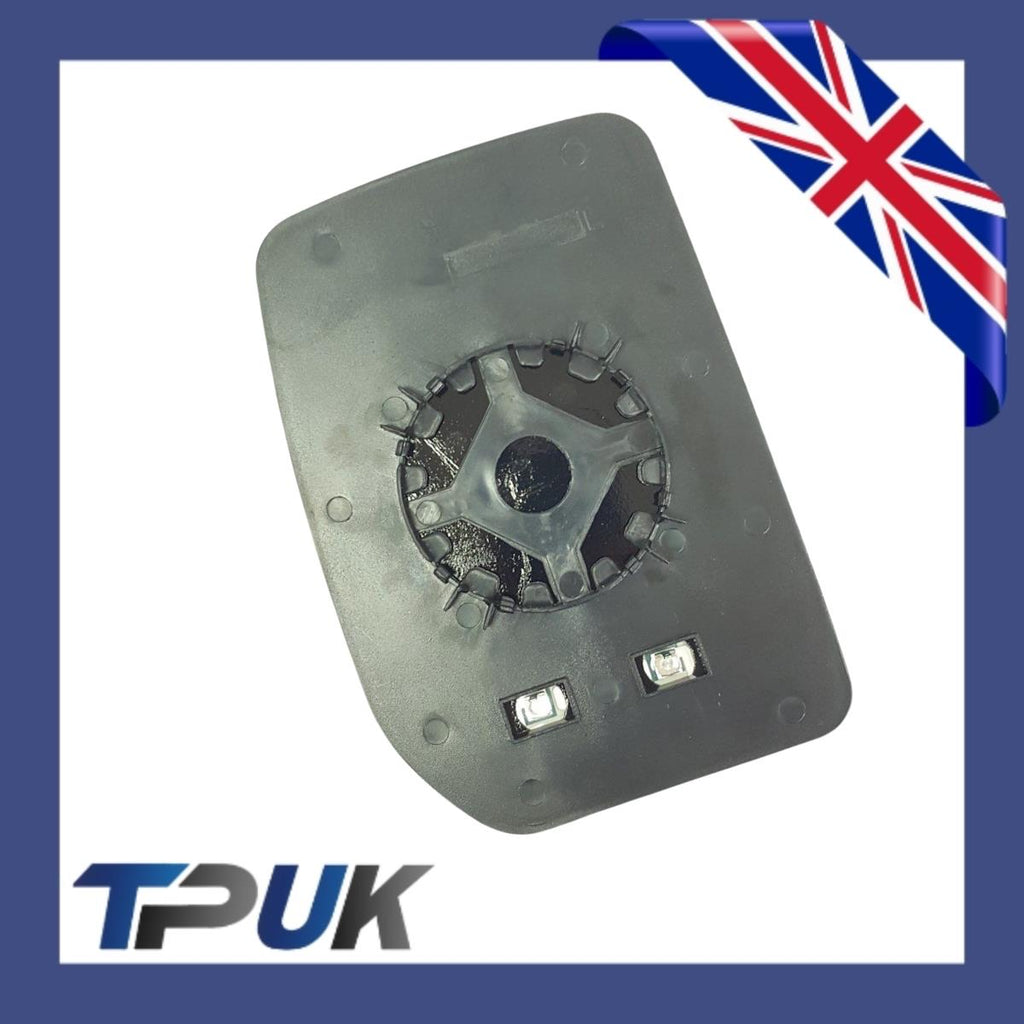 Ford Transit Mk6 Mk7 Heated Electric Left Mirror Glass 2000-2014 Passenger Side