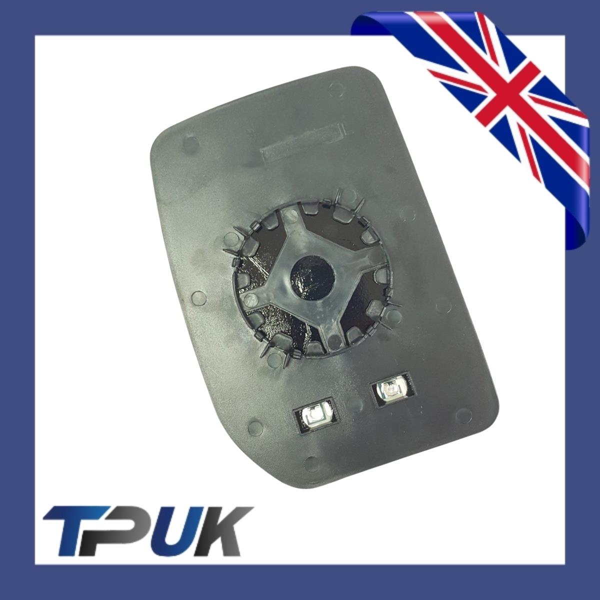 Ford Transit Mk6 Mk7 Heated Electric Left Mirror Glass 2000-2014 Passenger Side
