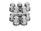 Ford Transit Set Of 10 Chrome Wheel Nuts Alloy Steel M14X2 Mk6 Mk7 2000 - 2014