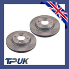 2X Front Brake Discs For Ford Mondeo 1993-96 260mm Vented 5026784 93BX1125AC