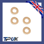 Focus Mondeo Peugeot 2.0 2.2 Hdi Fuel Injector Copper Washers Set Of 4
