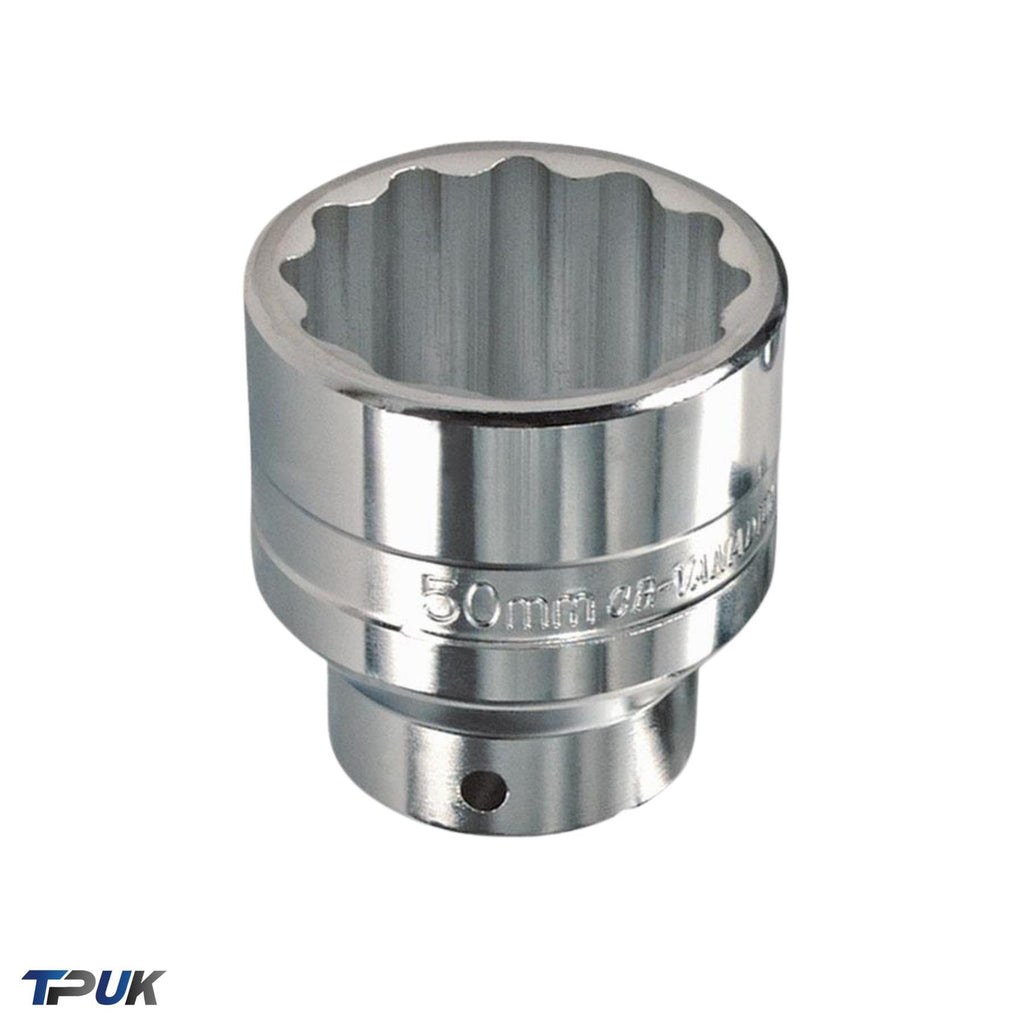 Laser Bi-Hex Socket 3/4"D 50Mm 1907 For Ford Transit Hub 1907 Chrome