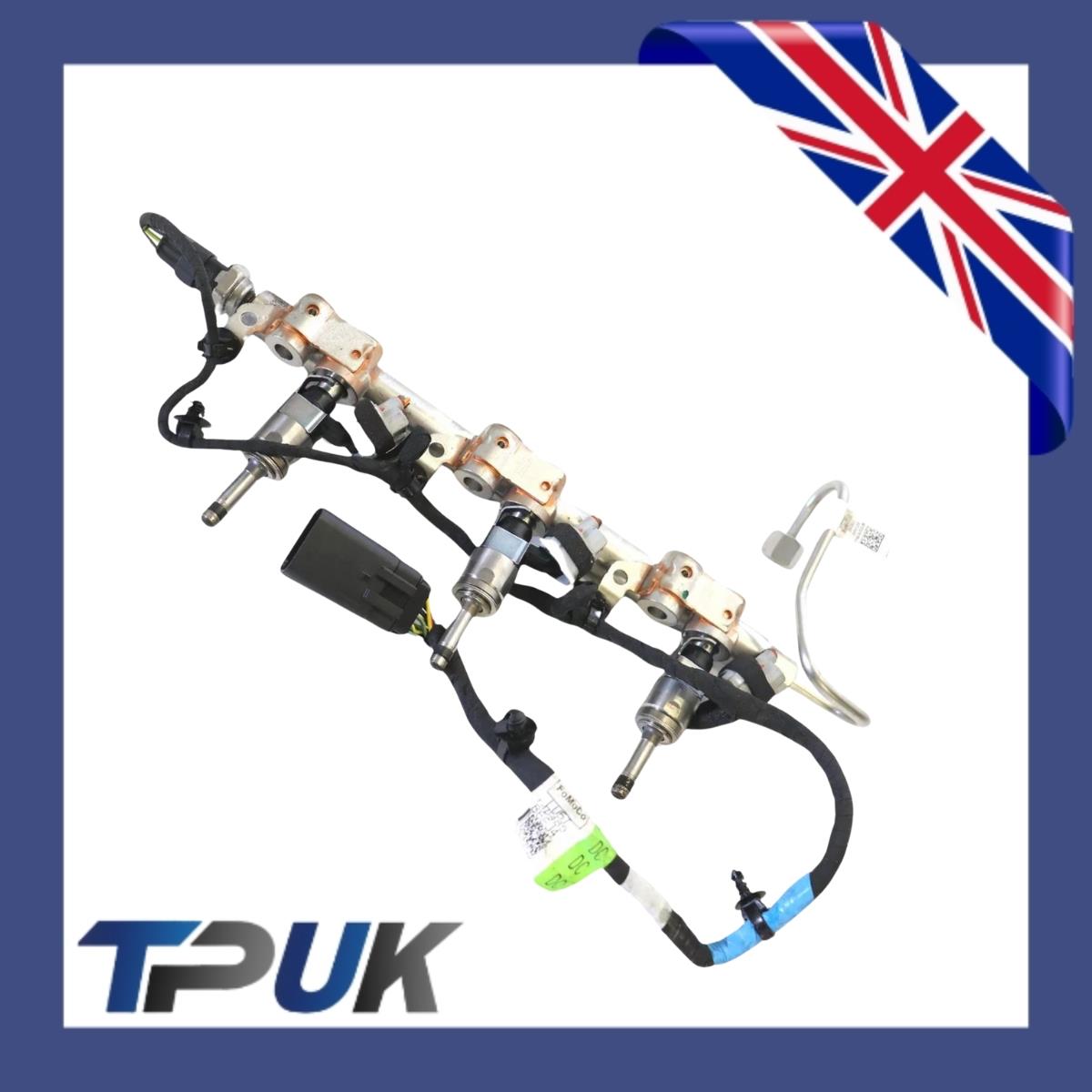 Fuel Rail With Injectors Fits Ford Explorer 3.0 Hybrid 2019 On L1Me-9S441-Bb