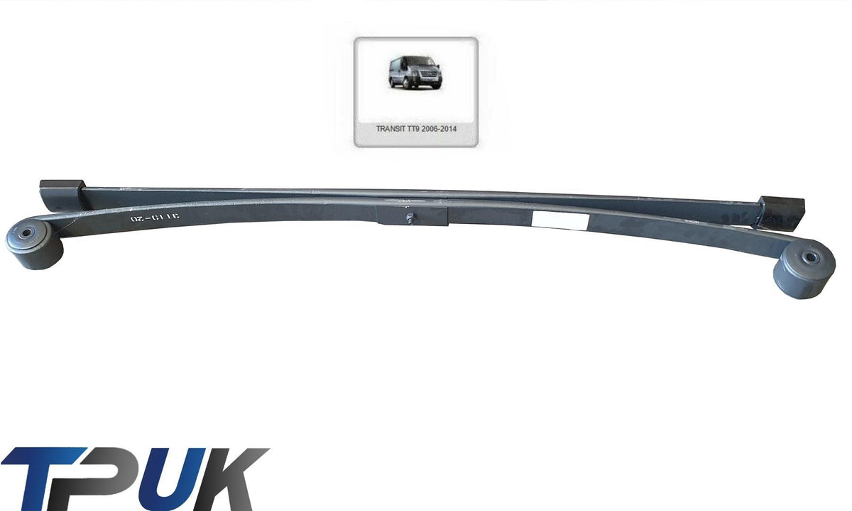 For Ford Transit 1 + 1 Leaf Spring 2.2 Fwd Mk7 60mm With Bushes Fitted