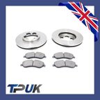 Ford Transit Mk8 Custom Front Brake Pads Discs 2.2 Fwd 2012 On 250 To 310 Series