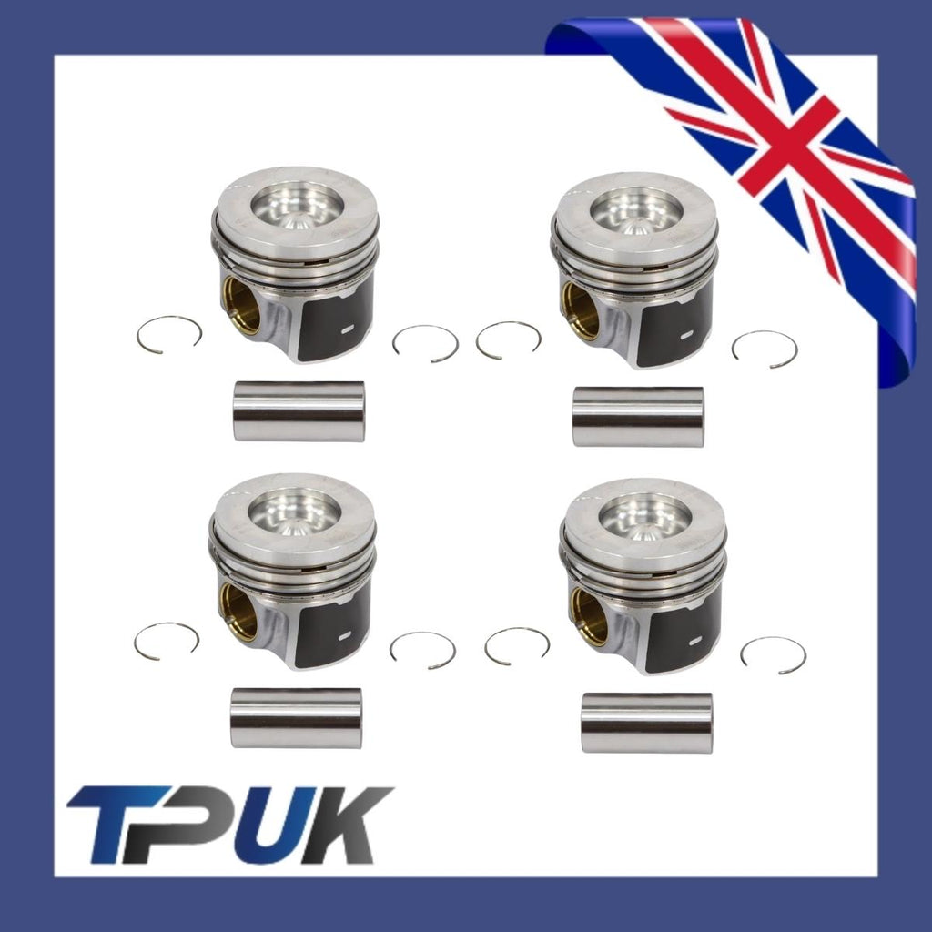 Pistons For Ford Transit Mk8 Custom 2.0 Ecoblue 2016 On Adblue Std Set Of 4