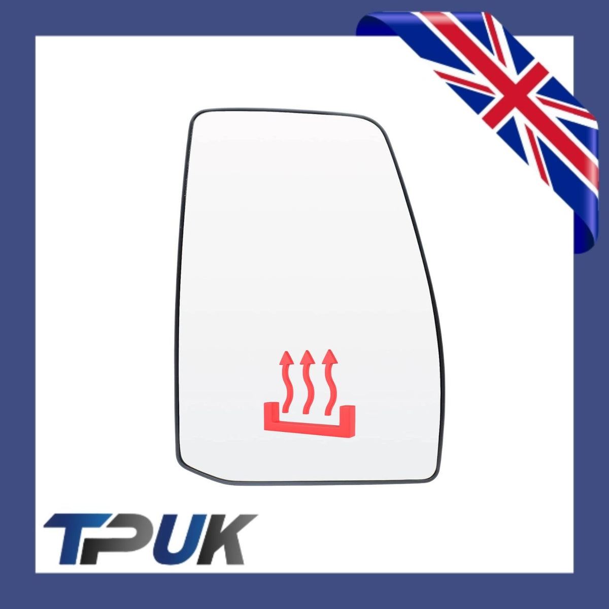 Ford Transit Custom Heated Front Door Mirror Glass Tourneo 2012 Onward Rh Right