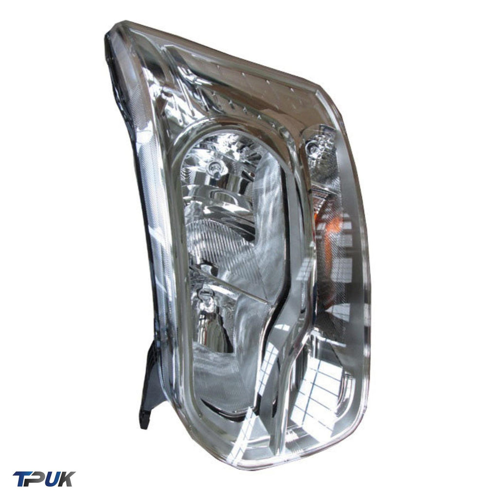 Front Left Headlight For Ford Transit Mk8 2.0 2.2 2013 On Lhd In Silver 1865209