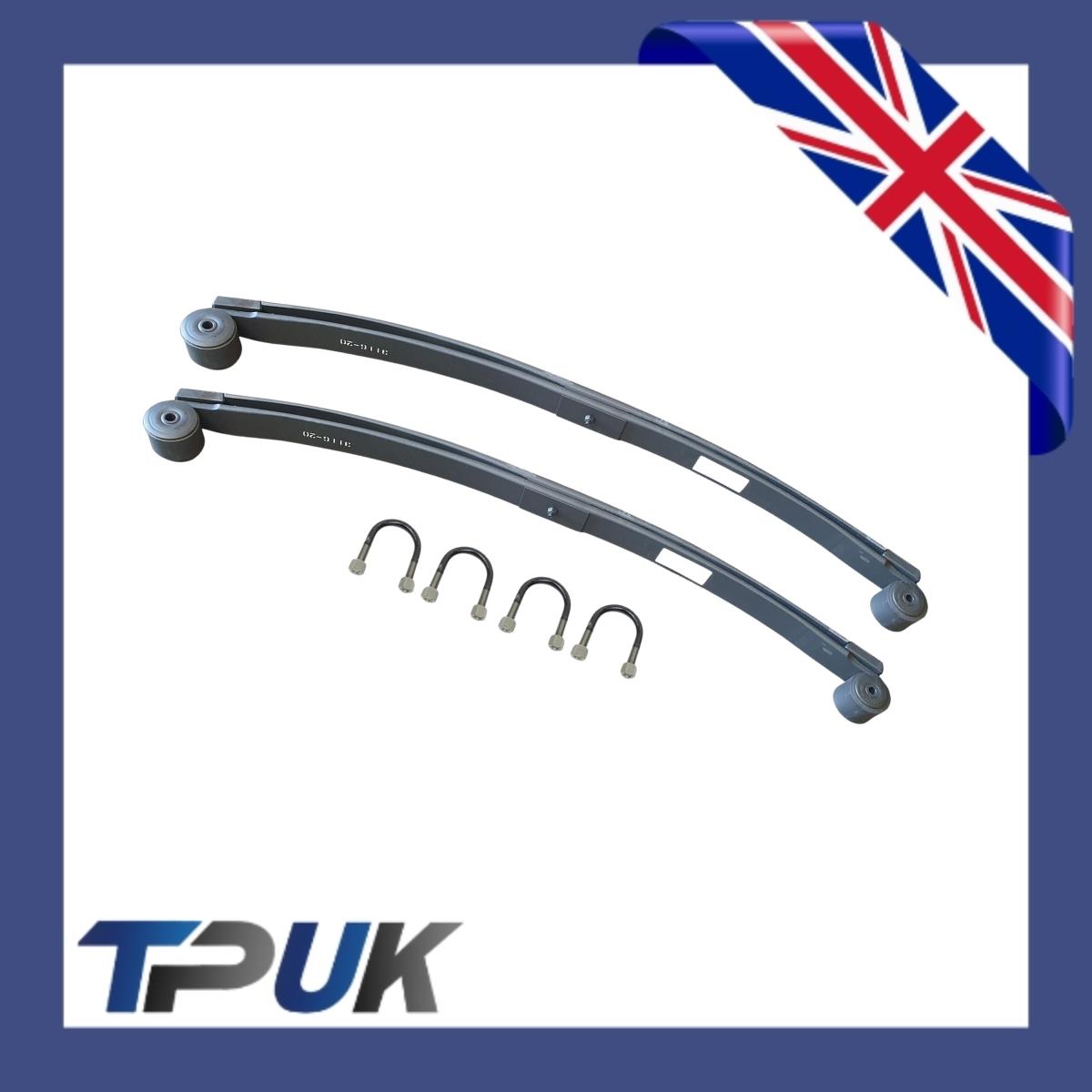 Ford Transit Leaf Springs Double  (2) 2.2 2.4 Pair Mk7 Fwd Rwd 75Mm Bush U Bolts