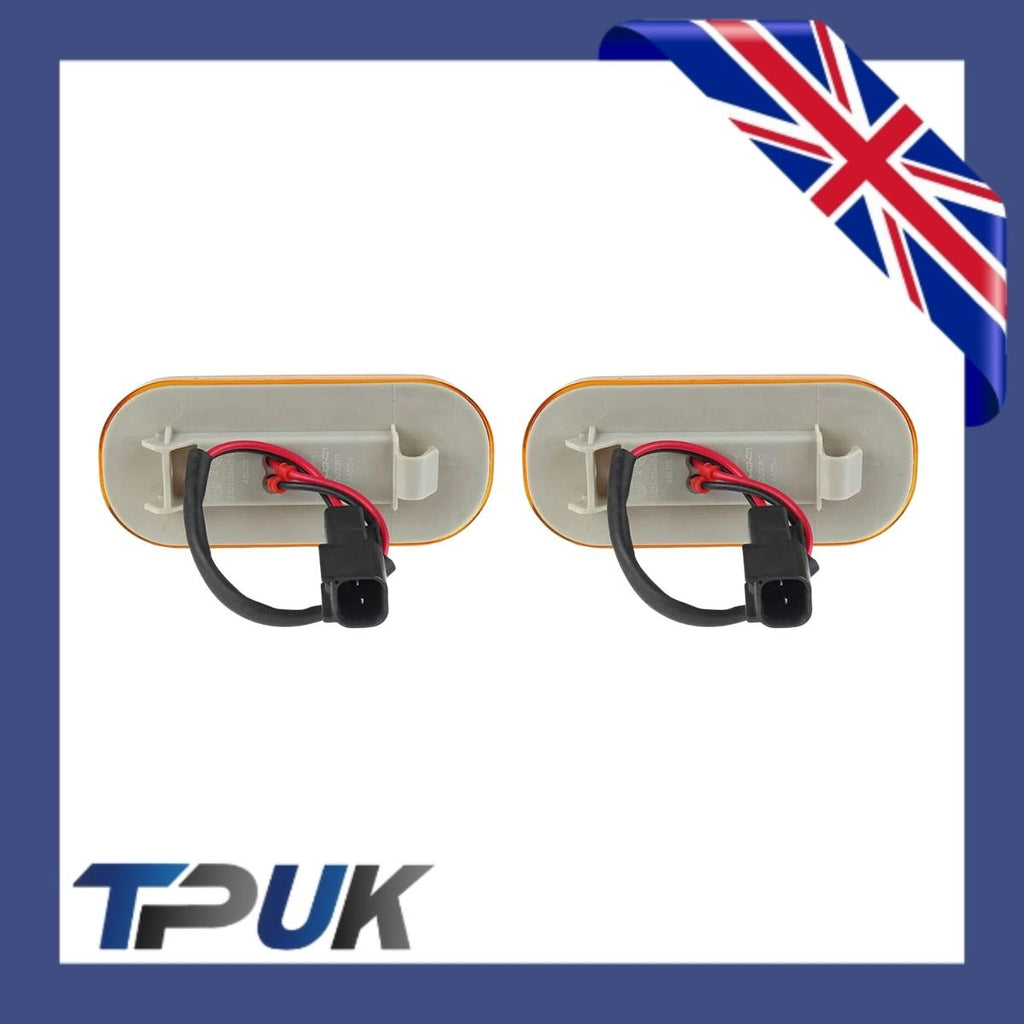 Ford Transit 2014 On Mk8 Side Marker Light Lamp Lens Pair (2) New 2.2 2.0