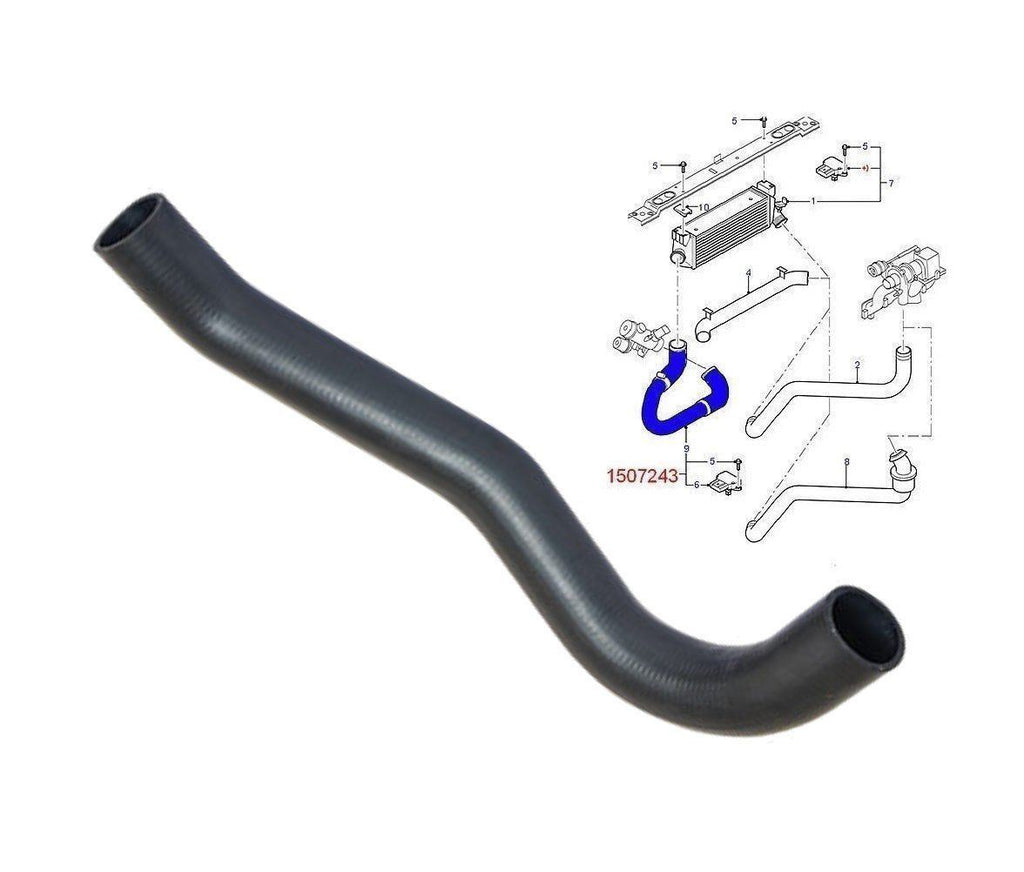 Ford Transit 2.4 D Intercooler Egr Pipe Turbo Hose 1507243 4C11-6C646-Ab