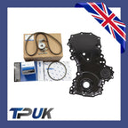 Timing cam Belt & Oil Pump Belt Kit with Gasket Cover for Ford Transit Mk8 & Custom 2.0 EcoBlue