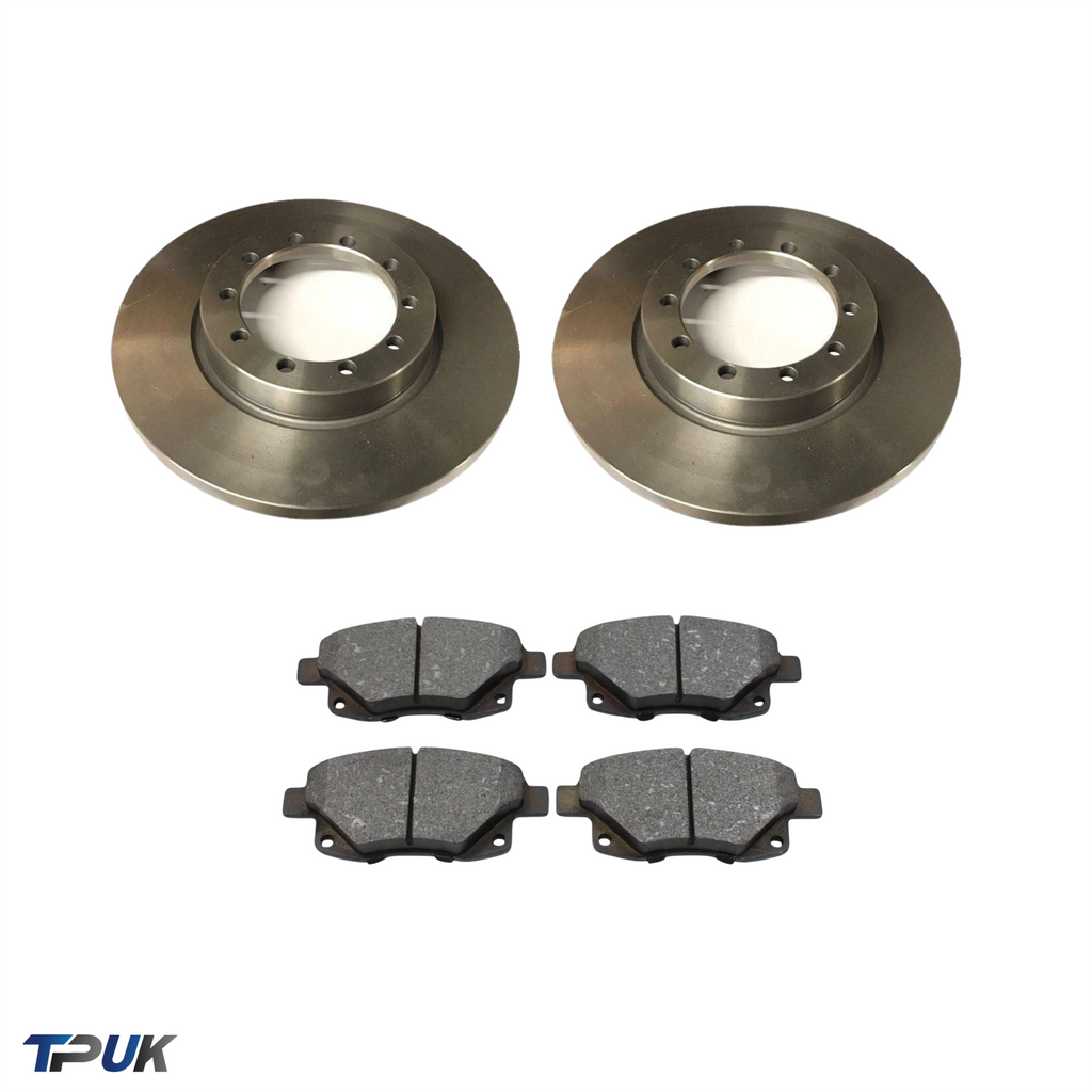 Rear Brake Discs Pads For Transit 2.3 Rwd Petrol Mk7 Tdci 2007 On 1488311