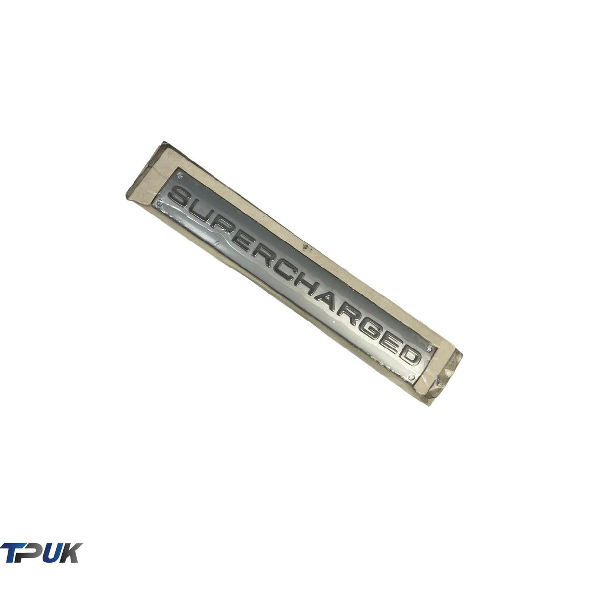 Supercharged Silver Badge For A Range Of Vehicles Fit Rear Tailgate Front Arch
