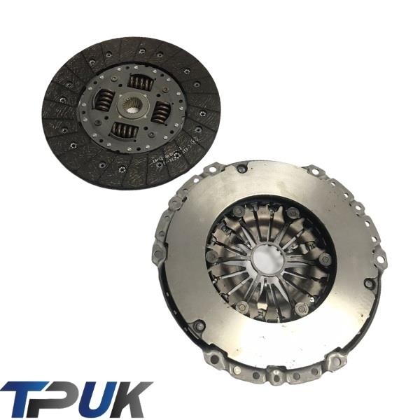 2 Piece Clutch Fits Ford Transit Mk7 2.2 Fwd 2007-2011 140Ps 6Spd Dual Mass