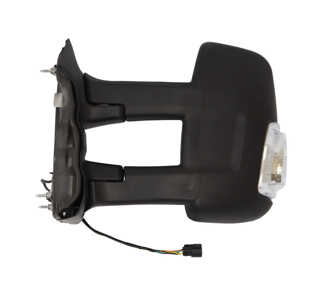Ford Transit Mk8 Left Side Long Arm Door Mirror + Light Clear 2014 On Passenger