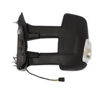 Ford Transit Mk8 Left Side Long Arm Door Mirror + Light Clear 2014 On Passenger