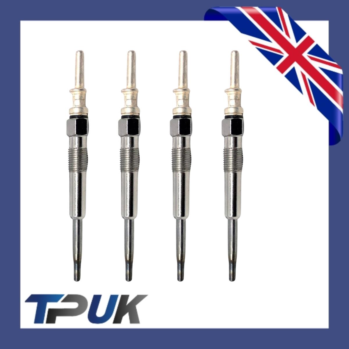 Glow Plugs For Toyota Dyna Hiace Regius  Hilux Land Cruiser 2.4 1982-2005 Per 4