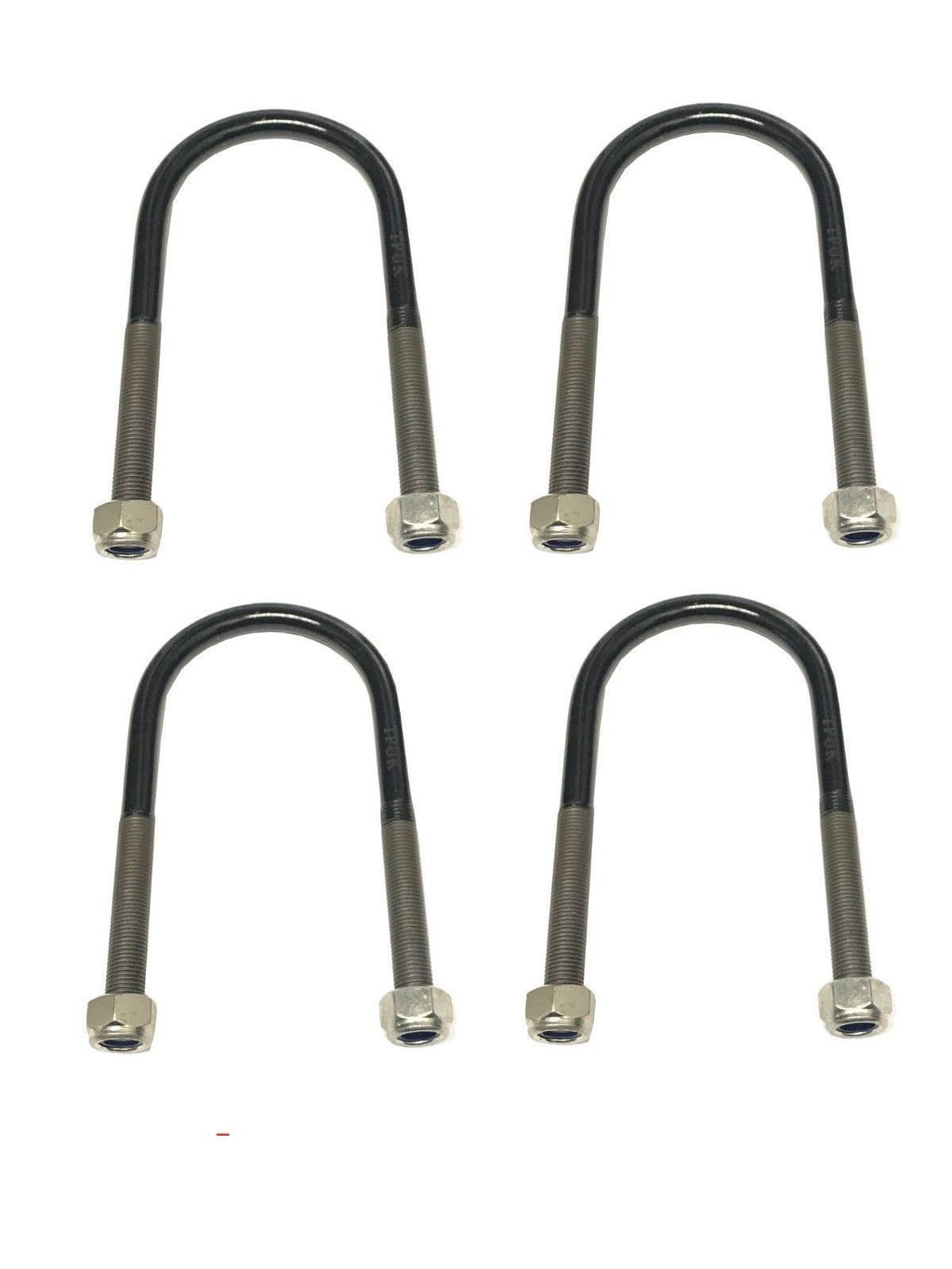 4 X Transit Leaf Spring U Bolt Mk7 Mk8  3 4 5 Leaf Spring 75Mm Set & Lock Nuts