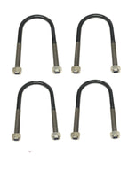 4 X Transit Leaf Spring U Bolt Mk7 Mk8  3 4 5 Leaf Spring 75Mm Set & Lock Nuts
