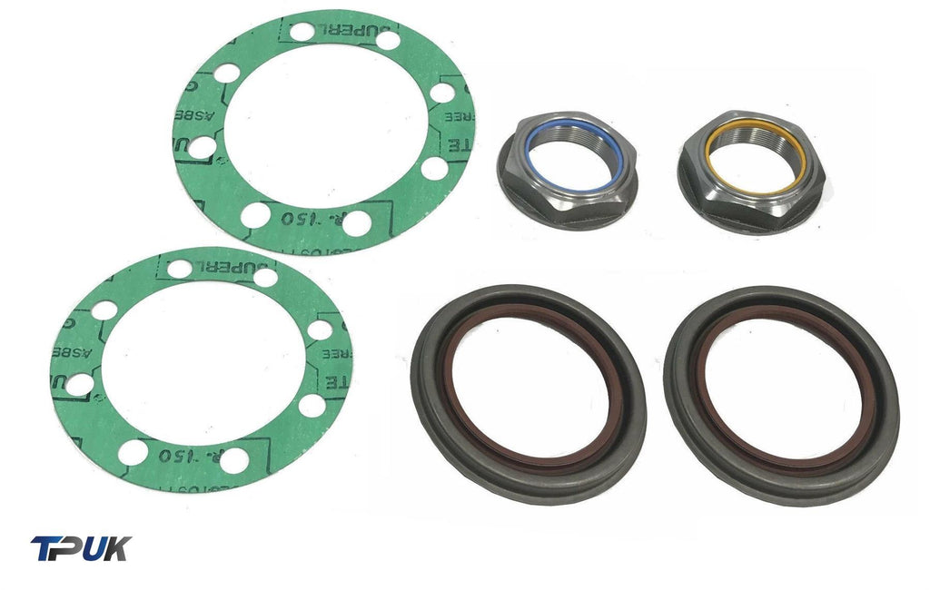 Ford Transit Mk7 Rear Axle Half Shaft Gaskets + Hub Seals + Nut Trw Kit