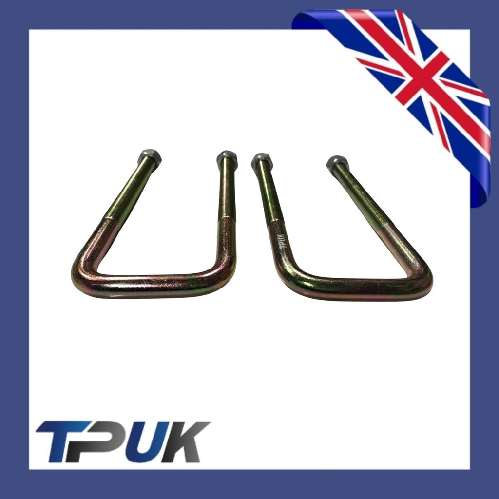 X2 Ford Transit Leaf Spring U Bolts Fits 3 / 4 + 1 Only Heavy Duty 88-00 U Bolt