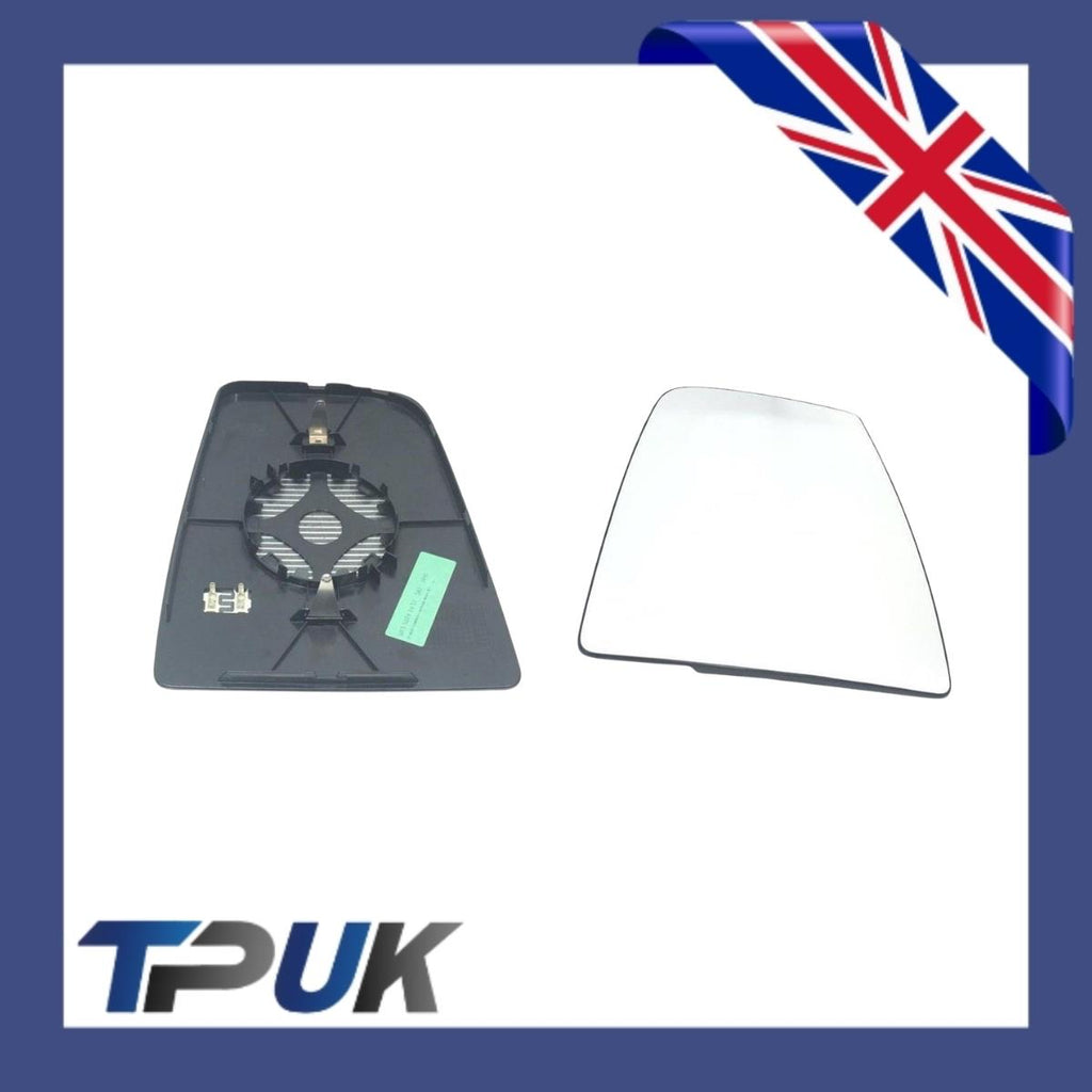 Ford Transit Mk8 2014 On Left Passenger N/S Heated Upper Wing Mirror Glass