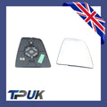 Ford Transit Mk8 2014 On Left Passenger N/S Heated Upper Wing Mirror Glass