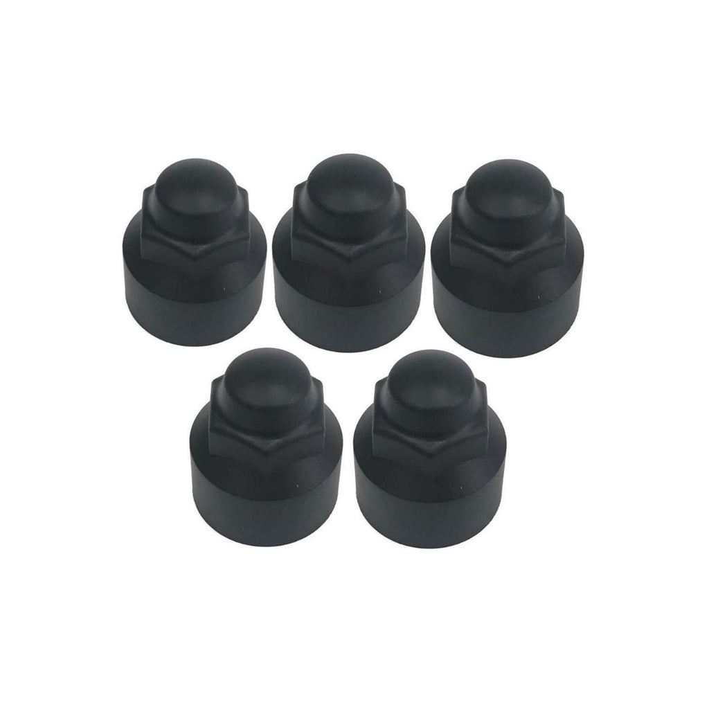 Brand New Transit Mk8 Custom 2014 On Black Wheel Nut Covers Set Of 5