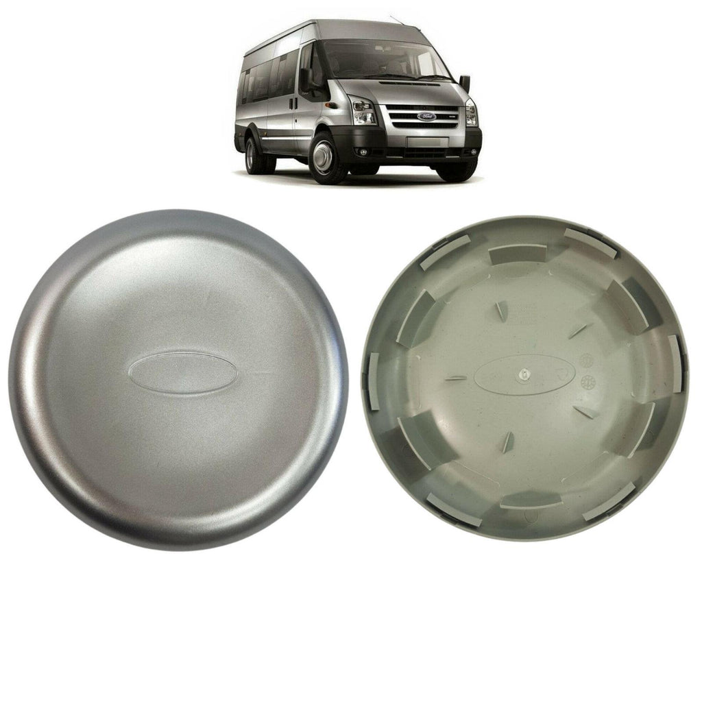 A Pair Of Front Wheel Centre Cap Trims Ford Transit Mk6 Mk7 Mk8 Rear Twin Wheel
