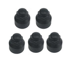 Brand New Transit Mk8 Custom 2014 On Black Wheel Nut Covers Set Of 5
