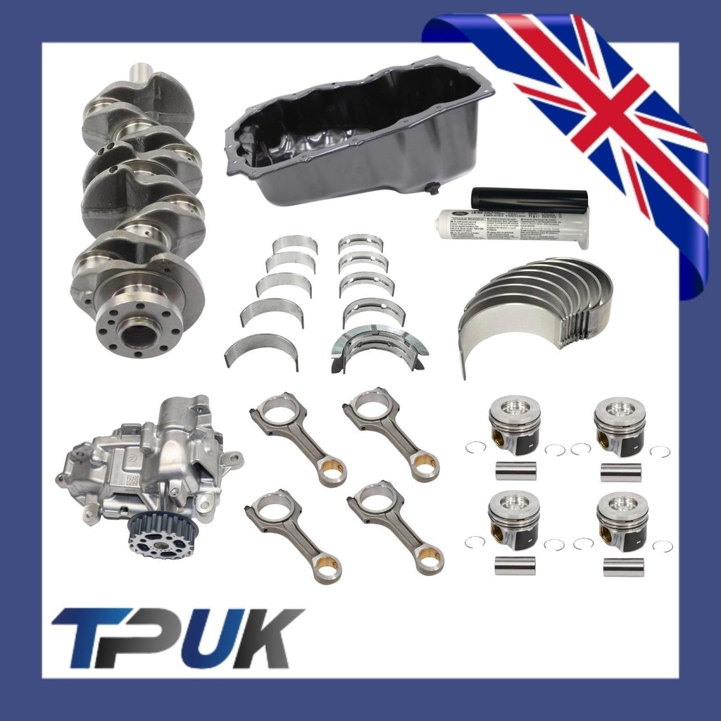Transit Mk8 2.0 Rwd 2016 Rebuild Kit Crankshaft Oil Pump Sump Conrods Pistons