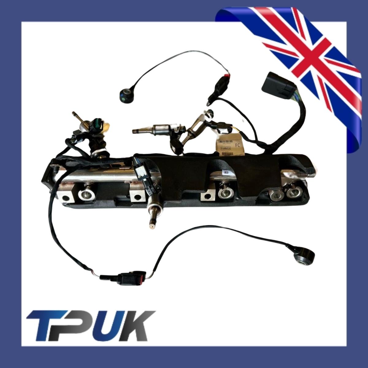 Fuel Injector Rail With Injectors Fits Ford Focus St 2.3 Petrol 2019 On K2Ge-9F797-Ba