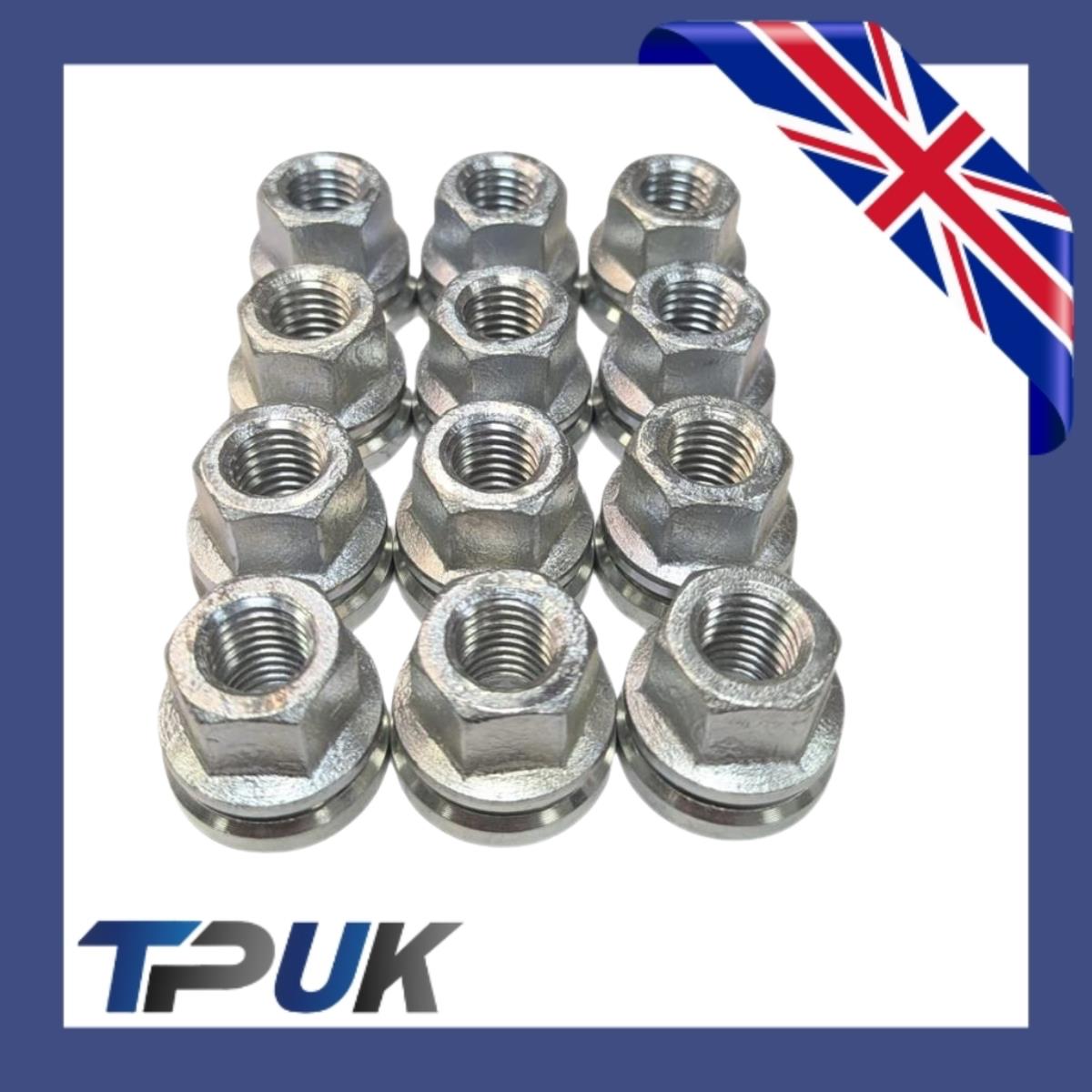 Ford Transit Set Of 12 Wheel Nut M14X2 Mk6 Mk7 2006 - 2014 Steel Or Alloy Nuts