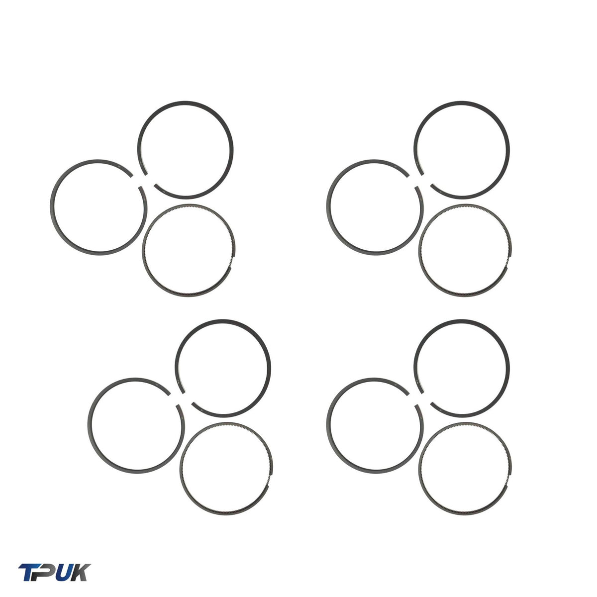 Piston Ring Set Fits Ford Transit Mk6 2.4 2000-2006 Per 4 2S7Q6148A2B 0611350500