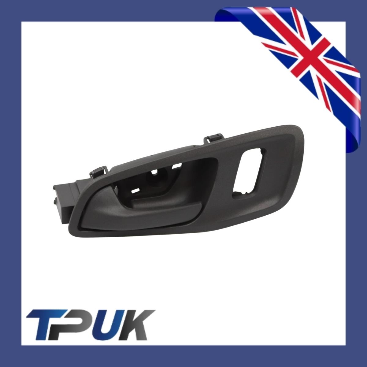 Ford Transit Mk8 + Transit Custom Inner Front Door Handle Left Side Black Type
