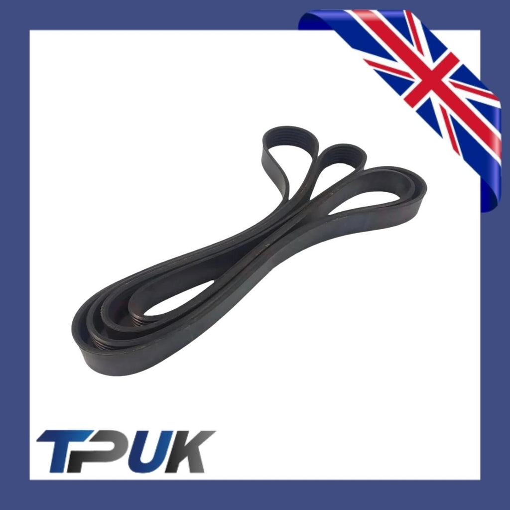 Fan Drive Belt Fits Transit Mk6 2.4 Rwd 2000-2006 With Air Con 7PK2875 1129182