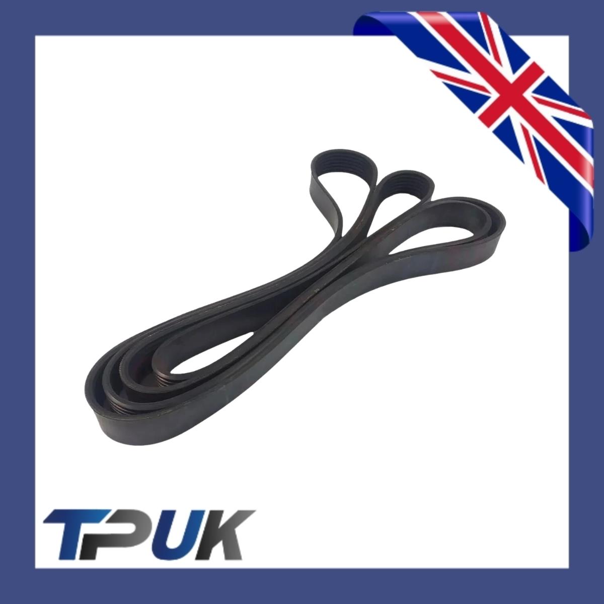 Fan Drive Belt Fits Transit Mk6 2.4 Rwd 2000-2006 With Air Con 7PK2875 1129182