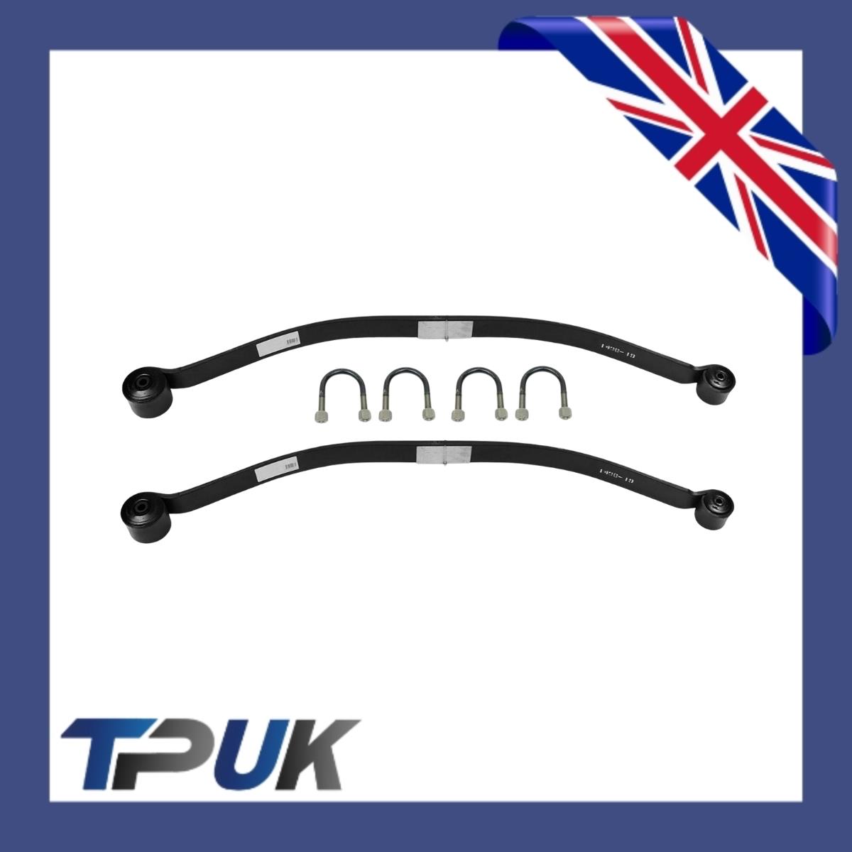 Ford Transit Mk8 1 Leaf Springs Single + Ubolts 2.0 2.2 Rwd 2014 On 76Mm Pair