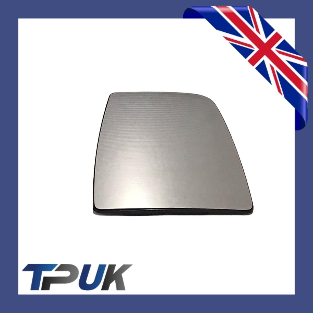 Ford Transit Mk8 2014 On Right Drivers Upper Wing Mirror Glass + Back Plate