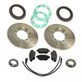 Ford Transit Mk7 2.2 2.4 Rwd Rear Brake Discs Pads Hub Nuts Seals Gasket Twin