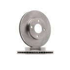 2X Front Brake Discs For Ford Focus 1998-2004 258mm Vented 3555344 98AB1125BD