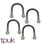 FORD TRANSIT 60MM LEAF SPRING U BOLT MK7 FOR UP TO 2+1 UBOLT SET OF 4